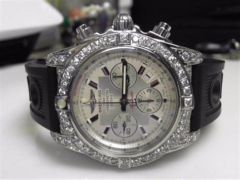 breitling ab0110|breitling chronometre automatic diamond bezel.